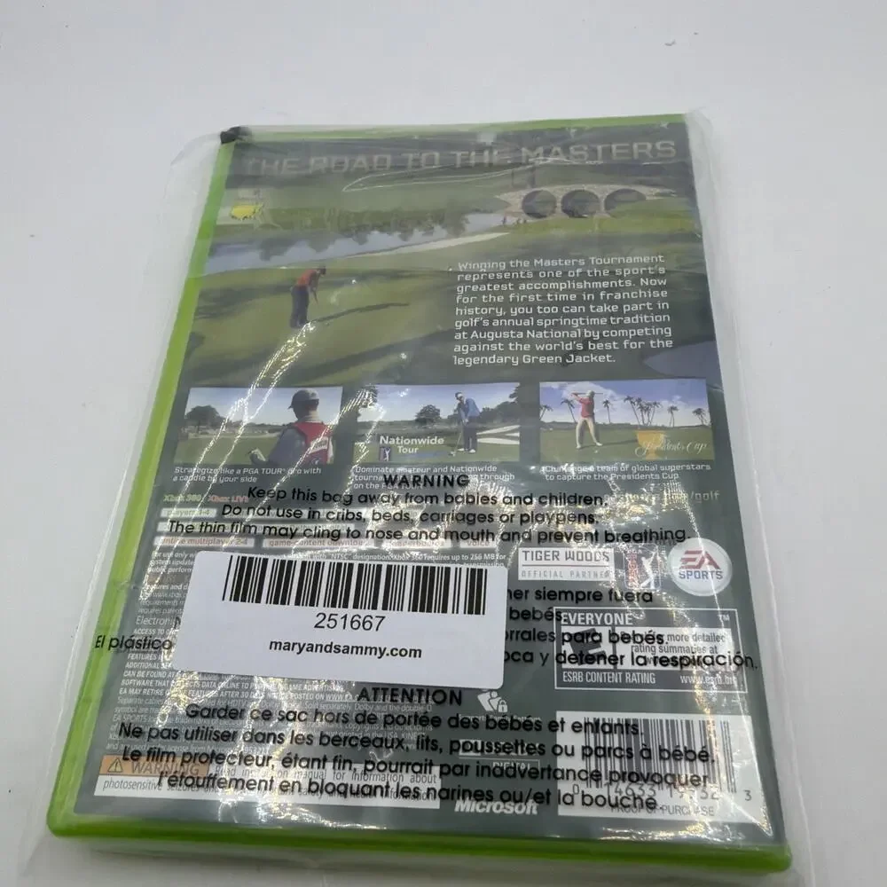 Tiger Woods PGA Tour 12: The Masters (Microsoft Xbox 360, 2011)